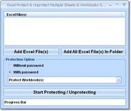 Excel Protect & Unprotect Multiple Sheets & Workbo screenshot